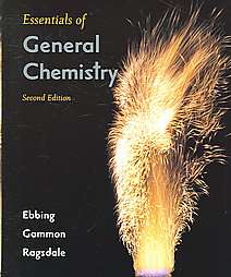 Essentials Of General Chemistry by Darrell D. Ebbing 2003, Hardcover 