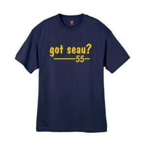  Mens Got Seau ? Throwback Navy Blue T Shirt Size Small 
