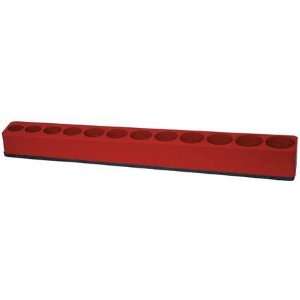  Socket/Wrench Holders Tool Organizer,Sockets,3/8 Dr,Red 