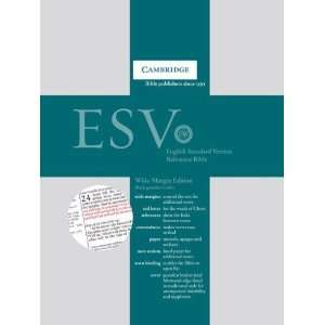  ESV Wide Margin Reference Gray Hardcover ES741XM 