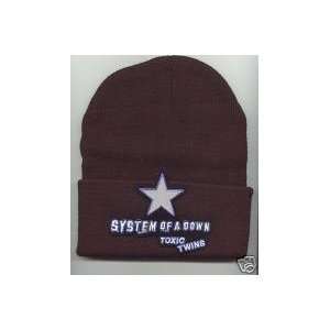  SOAD SYSTEM OF A DOWN Beanie HAT SKI CAP Black NEW