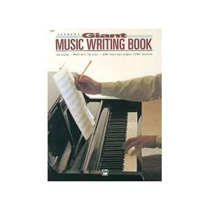  Giant 12 Stave Music Writing Book (9 x 12) Musical 