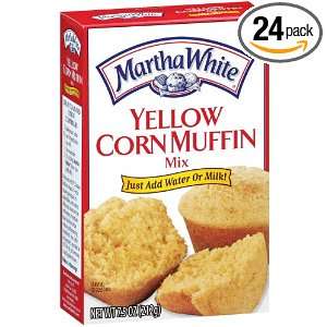 Martha White Yellow Corn Muffin Mix, 7.5000 Ounce (Pack of 24)