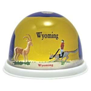  Wyoming Map Snow Globe