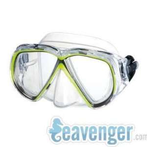  Martinique snorkeling dive mask narrow   youth   Neon 