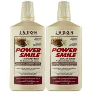 Jason Powersmile Mouthwash Cinnamon Mint 16 oz, 2 ct (Quantity of 3)