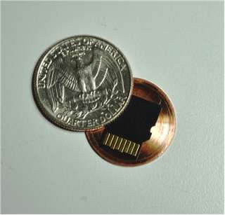 Covert Hollow Spy Coin   Real US Quarter hides a Micro SD Card  