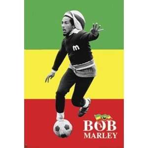  Bob Marley Soccerrasta PREMIUM GRADE Rolled CANVAS Art 