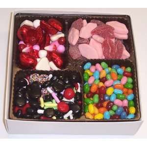 Scotts Cakes Large 4 Pack Smoochie Lips, Valentine Mix, Conversation 