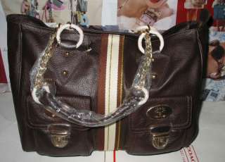 Christine Price Grayson Handbag Brown Leather NEW $399  