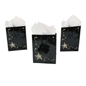 Small Gold Star Gift Bags   Party Favor & Goody Bags & Paper Goody 