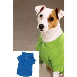  Zack & Zoey Dog Polo Shirt Parrot Green SMALL Kitchen 
