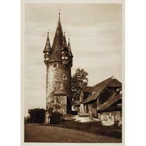  1925 Diebsturm Prison Tower Lindau Germany Hielscher 