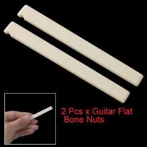   Pcs Plastic Bottom Flat Bone Nut for Classical Guitar 