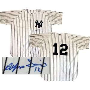  Alfonso Soriano New York Yankees Autographed Home Jersey 