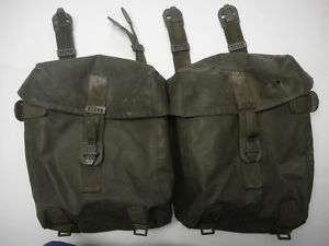 SWISS DUAL AMMO POUCH FLAP CLOSE TOP WITH BUCKLE LOCK  