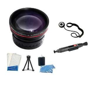 Lens Kit includes High Definition 2.2x Telephoto Lens + Lens Cleaning 
