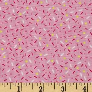  44 Wide Cupcakes Sprinkles Pink Fabric By The Yard Arts 