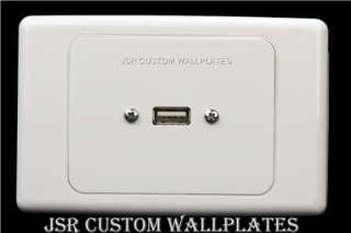 CLIPSAL SERIES 2000 SINGLE USB TO USB WALL PLATE  