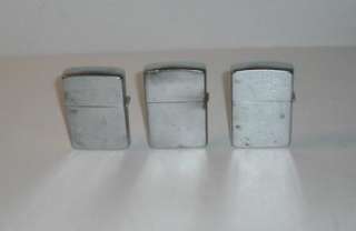 Lot Of Three Racing Advertising Cigarette Lighters  