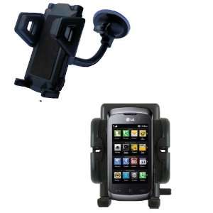   Car Windshield Holder for the LG Clubby   Gomadic Brand Electronics