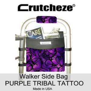  Crutcheze Purple Tribal Tattoo Walker Bag