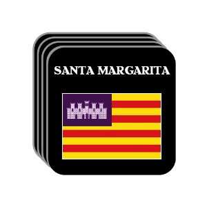 Balearic Islands   SANTA MARGARITA Set of 4 Mini Mousepad Coasters