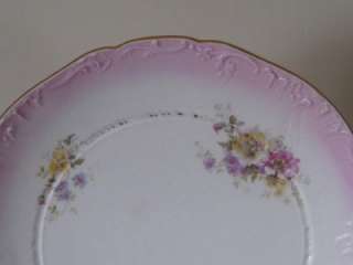 ANTIQUE CAKE PLATE C T GERMANY   CARL TIELSCH   SILESIA  