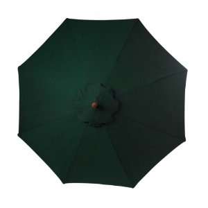   9ft Olefin Market Umbrella with Wood Pole Patio, Lawn & Garden