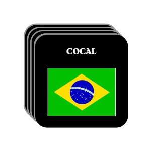  Brazil   COCAL Set of 4 Mini Mousepad Coasters 