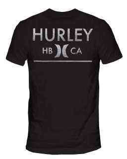 Mens Hurley Signer Tee Shirt Black Multiple Sizes NWT  