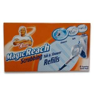  Mr Clean Magic Reach Scrubbing Tub & Shower Refills   2 
