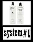 New Nioxin System 1 CLEANSER + SCALP THERAPY LITER DUO