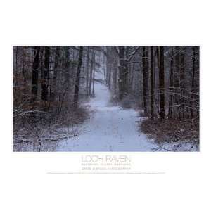  Loch Raven Poster, 13x19 Snow Poetic  while 