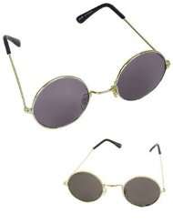 Black John Lennon Groovy Hippie Style Ozzy Costume Accessory Glasses