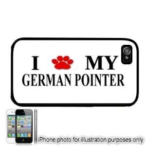  German Pointer Paw Love Dog Apple iPhone 4 4S Case Cover 