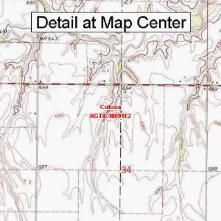 USGS Topographic Quadrangle Map   Colusa, Illinois (Folded/Waterproof 