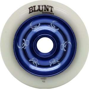  Envy Wheel Skulls Blue White 100mm 