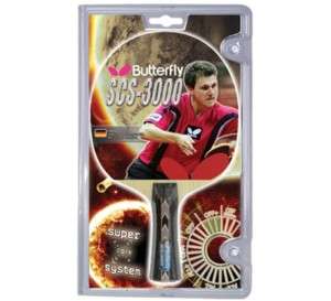Butterfly SCS 3000 Carbon Shakehand Ping Pong Racket  