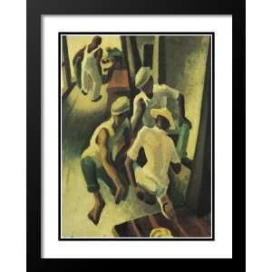  Thomas Hart Benton Framed and Double Matted Art 25x29 