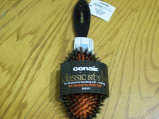 CONAIR CLASSIC STYLE BRUSH NORMAL TOTHICK HAIR #82401  