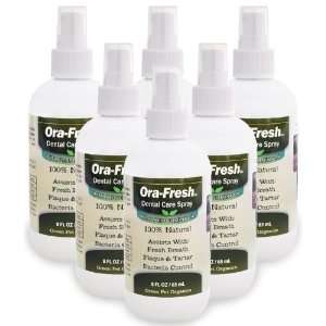  6 Pack Ora Fresh Dental Care Spray (8 oz)