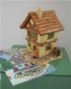 Pendelfin Village Cobble Cottage House Stoneware UK NIB  