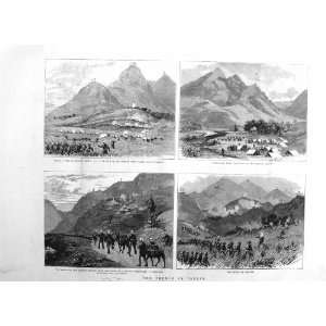  1885 FRENCH SOLDIERS TONKIN FORT DONG SUNG BAO VIAY WAR 