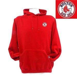  Boston Red Sox MLB Goalie Hooded Sweatshirt (Dark Red 