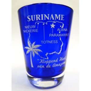  Suriname Cobalt Blue Shot Glass
