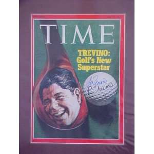  Lee Trevino Autographed Signed July 19 1971 Time Magazine 