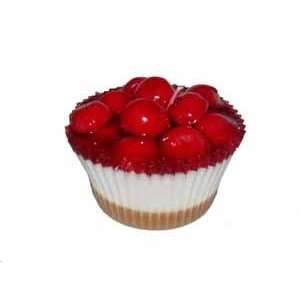  Cherry Cheesecake Muffin Candle