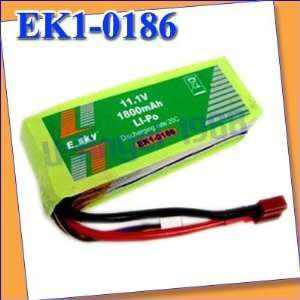  esky 000178 ek1 0186 esky belt cp v2 lipo battery 11.1v 
