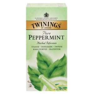  Twinings of London Pure Peppermint Herbal Infusions (2 G 